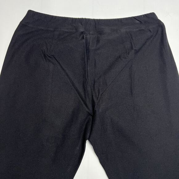 Eileen Fisher System Washable Stretch Crepe Slim Pant SIZE S Black Pullon USA - Picture 7 of 9